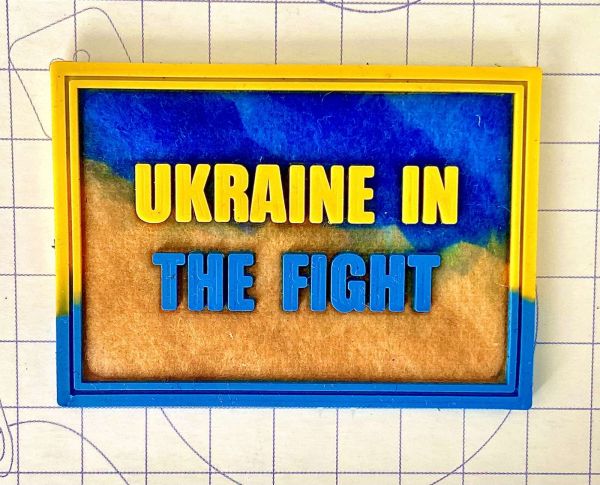 Шеврон на липучке сублимация + ПВХ.